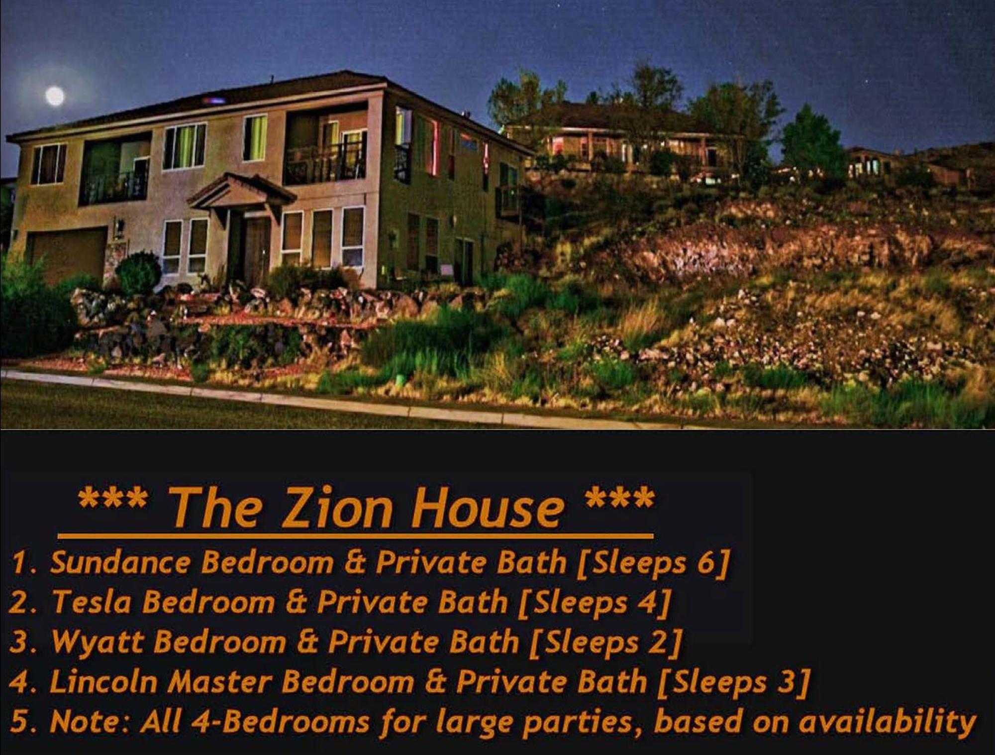 The Zion House - Affordable Bedrooms Hurricane Bagian luar foto
